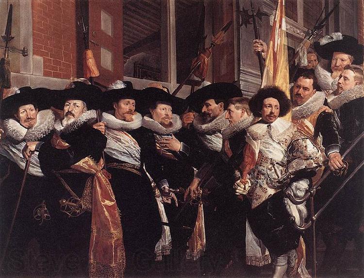 Hendrik Gerritsz. Pot Officers and sergeants of the St Hadrian Civic Guard on their retirement in 1630